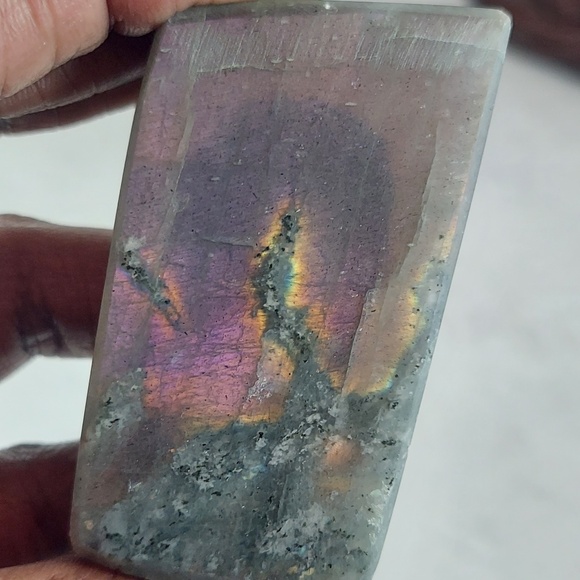 Purple Labradorite Freeform | Protection, Intuition & Spiritual Growth - Picture 3 of 4